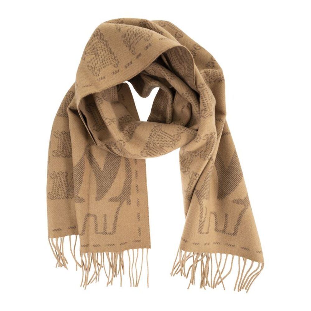 Max Mara Women Mxacharme - Pure Cashmere Jacquard Monogram Scarf